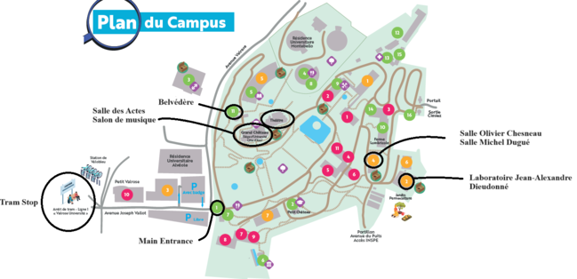 Map of the Campus